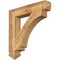 Ekena Millwork Imperial Arts & Crafts Rough Sawn Bracket, Western Red Cedar, 4"W x 24"D x 24"H BKT04X24X24IMP03RWR - alternate 1